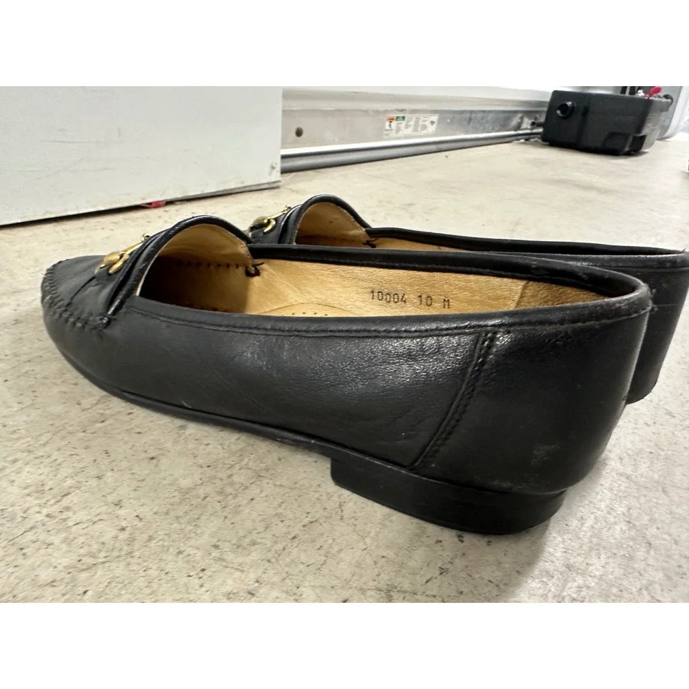 Belvedere Florence Bit‎ Loafers Men's Sz 10 M Black Leather Italian Handmade